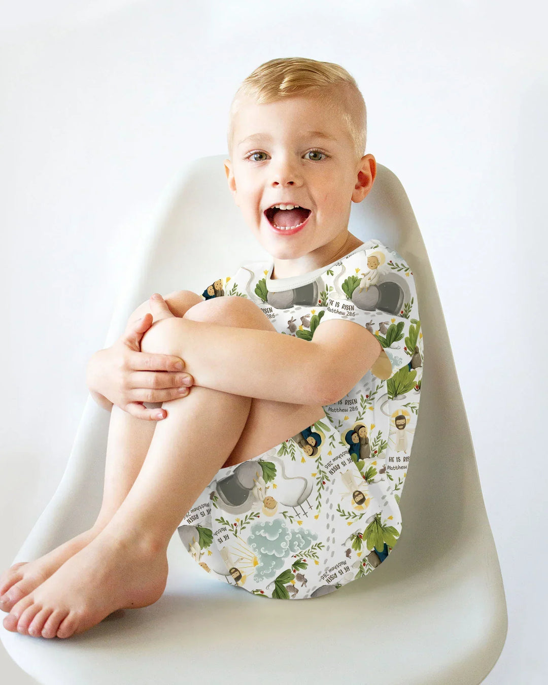 He Is Risen Two Piece Short Sleeve Pajama Set