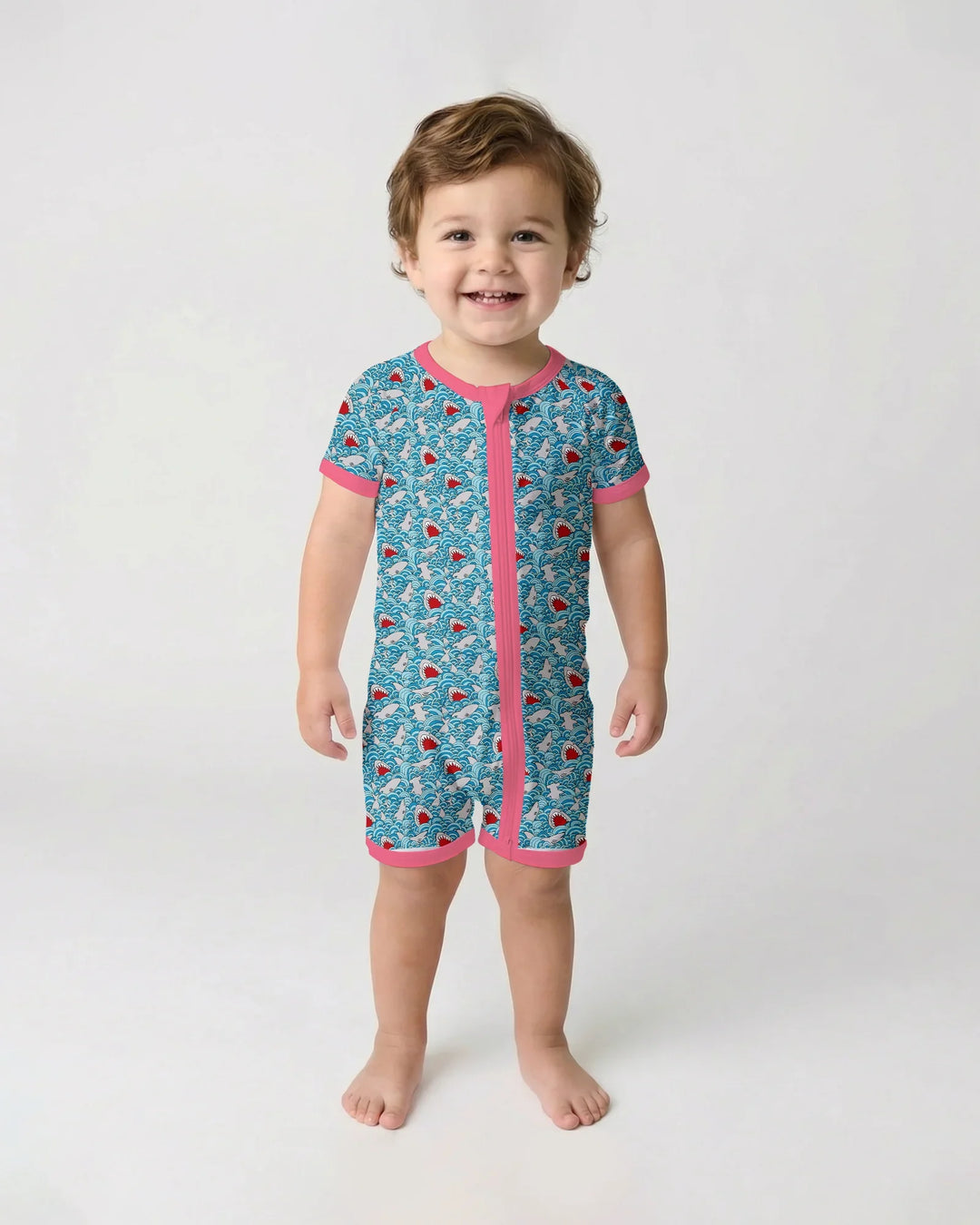 Shark Wave Rush Bamboo Shorty Zippy