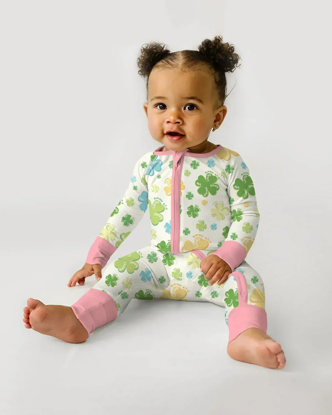 Shamrocks Print St. Patrick's Day Convertible Zippy