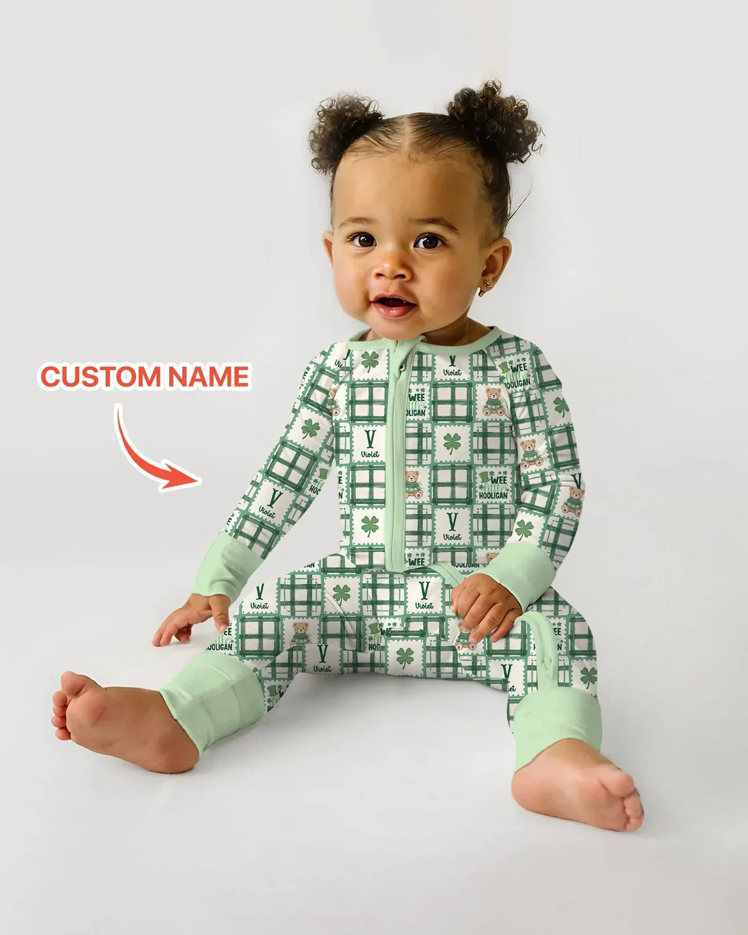 Gerippte Babykleidung mit individuellem Foto - Weich &amp; Skizzenhaft