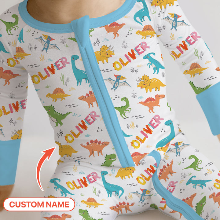 Dino Adventure Custom Name Convertible Zippy