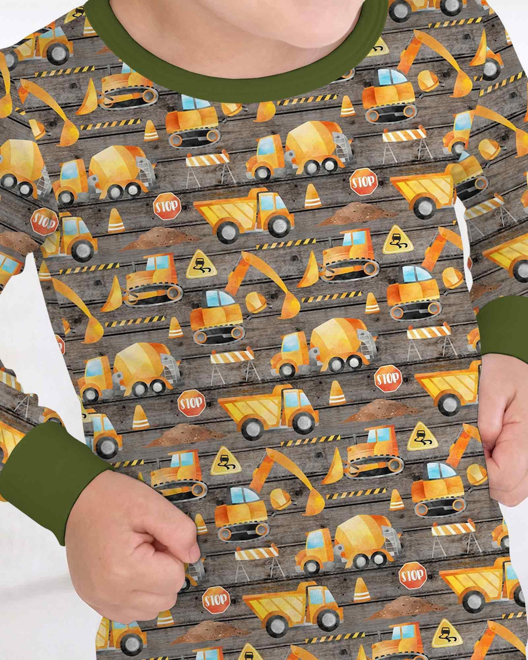 Conjunto de pijama de dos piezas de bambú con mangas largas, plantilla PERSONALIZADA