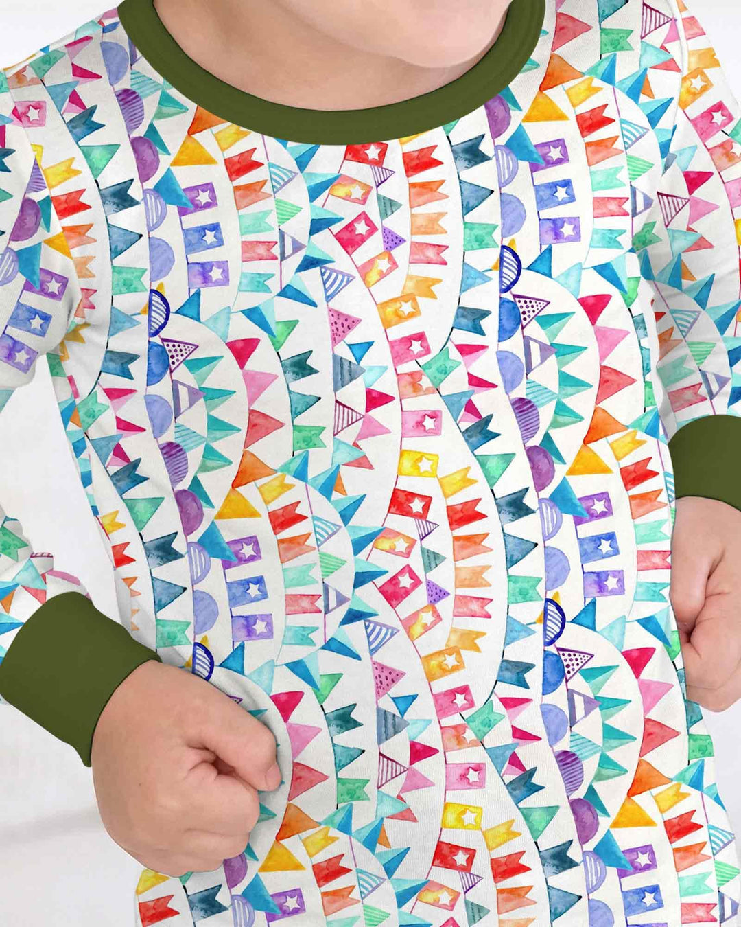 Conjunto de pijama de dos piezas de bambú con mangas largas, plantilla PERSONALIZADA