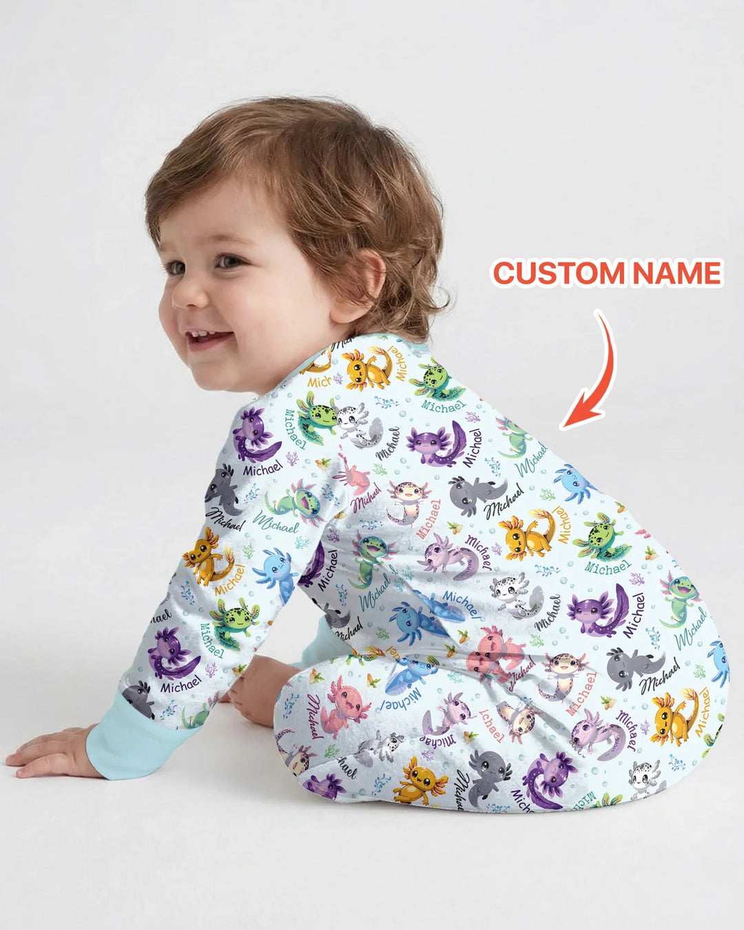 Gerippte Babykleidung mit individuellem Foto - Weich &amp; Skizzenhaft