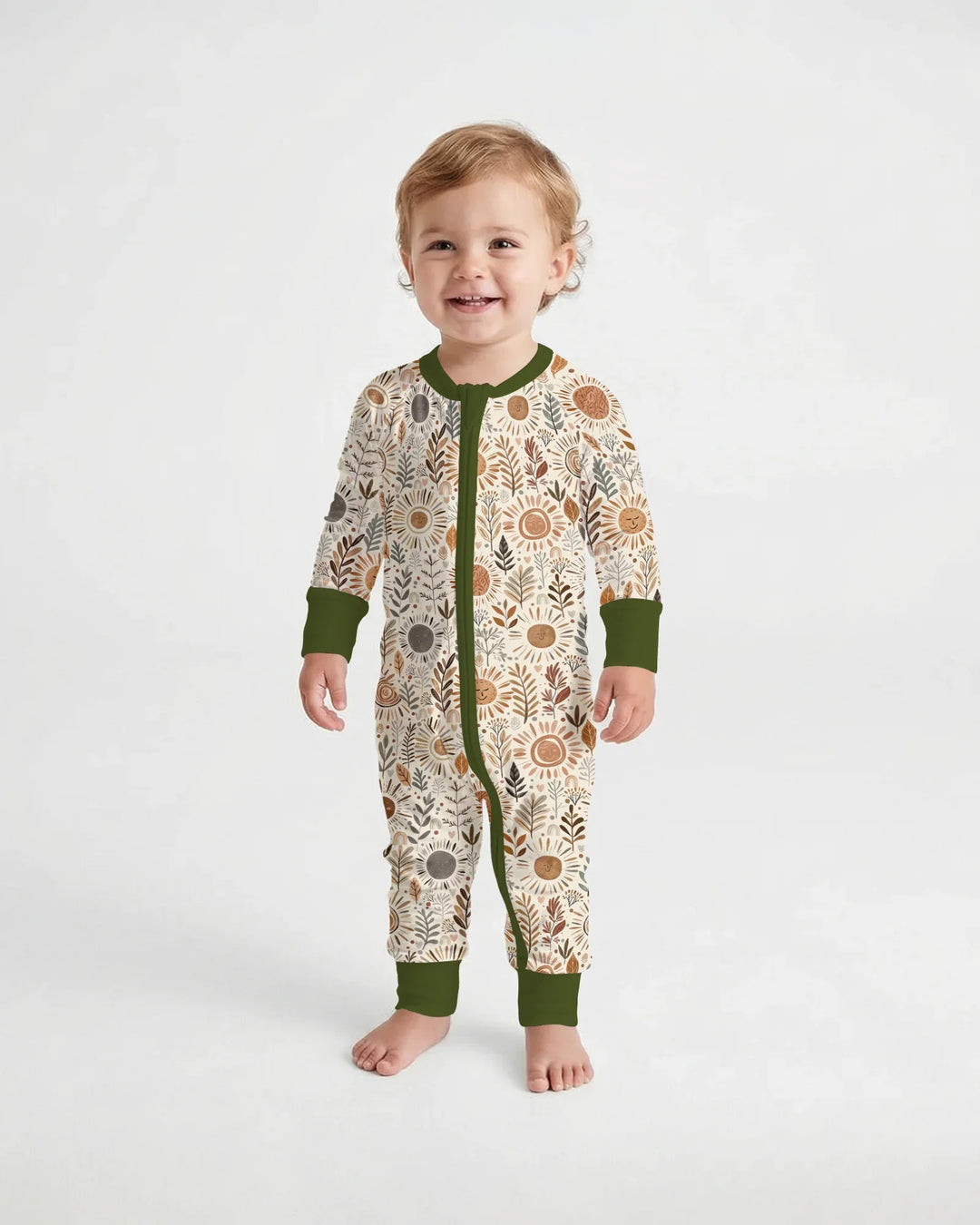 Gerippte Babykleidung mit individuellem Foto - Weich &amp; Skizzenhaft