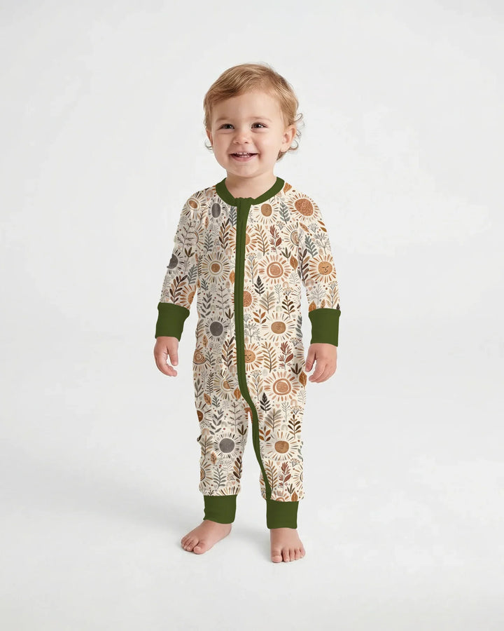 Gerippte Babykleidung mit individuellem Foto - Weich &amp; Skizzenhaft