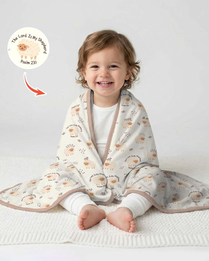 The Lord Is My Shepherd Baby Blanket