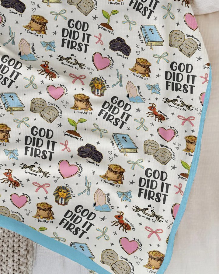 God Did It First Blanket