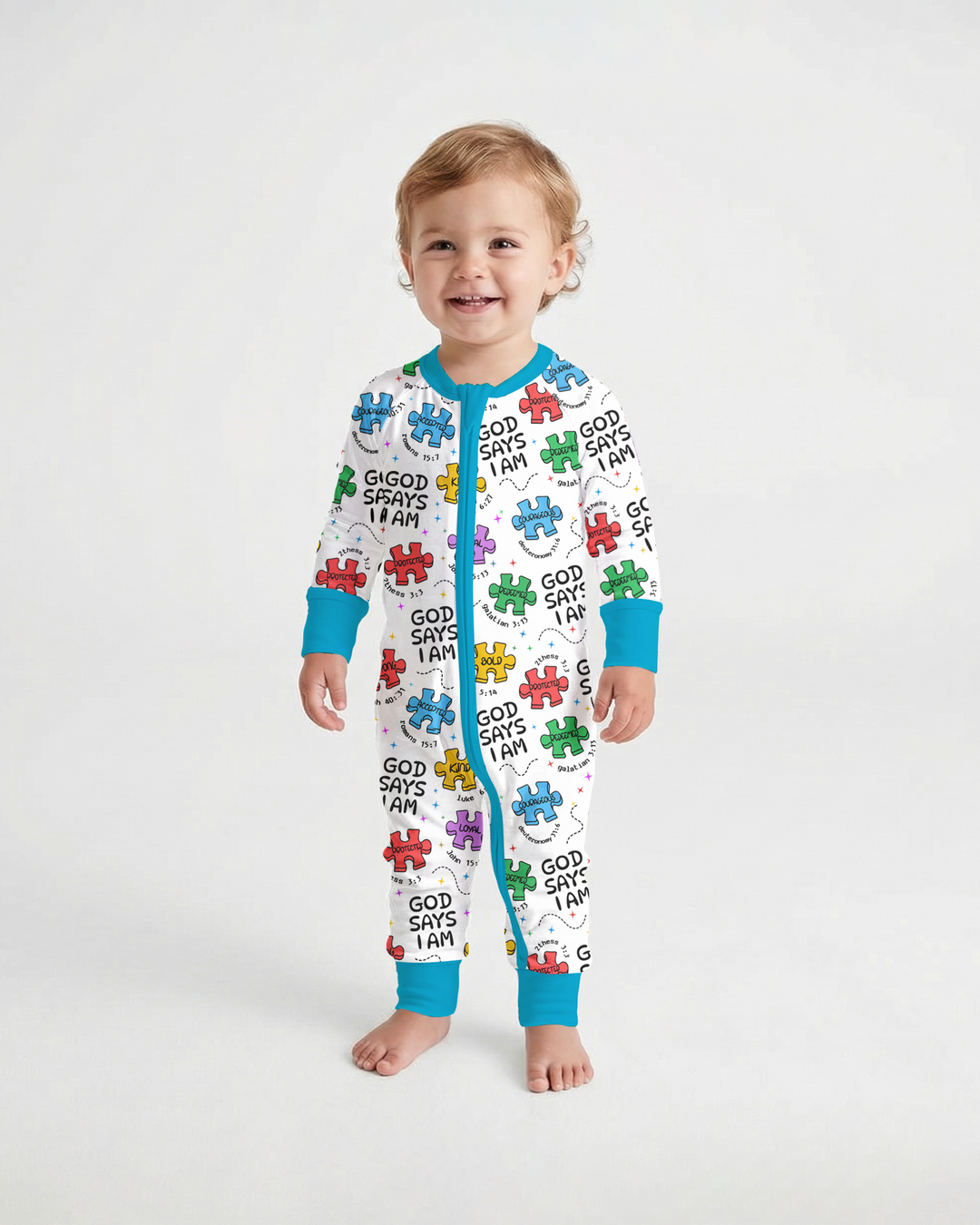 Gerippte Babykleidung mit individuellem Foto - Weich &amp; Skizzenhaft