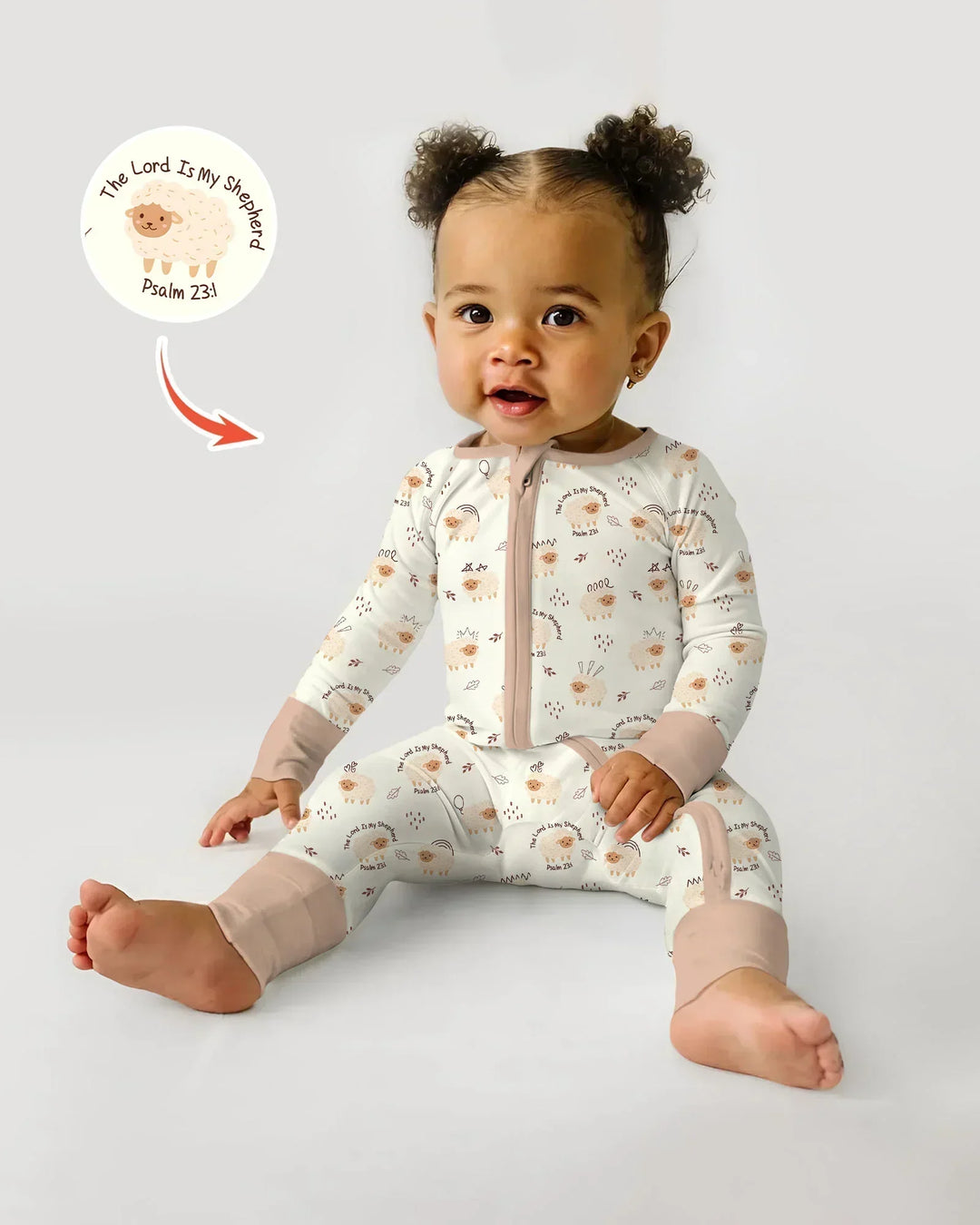 Gerippte Babykleidung mit individuellem Foto - Weich &amp; Skizzenhaft