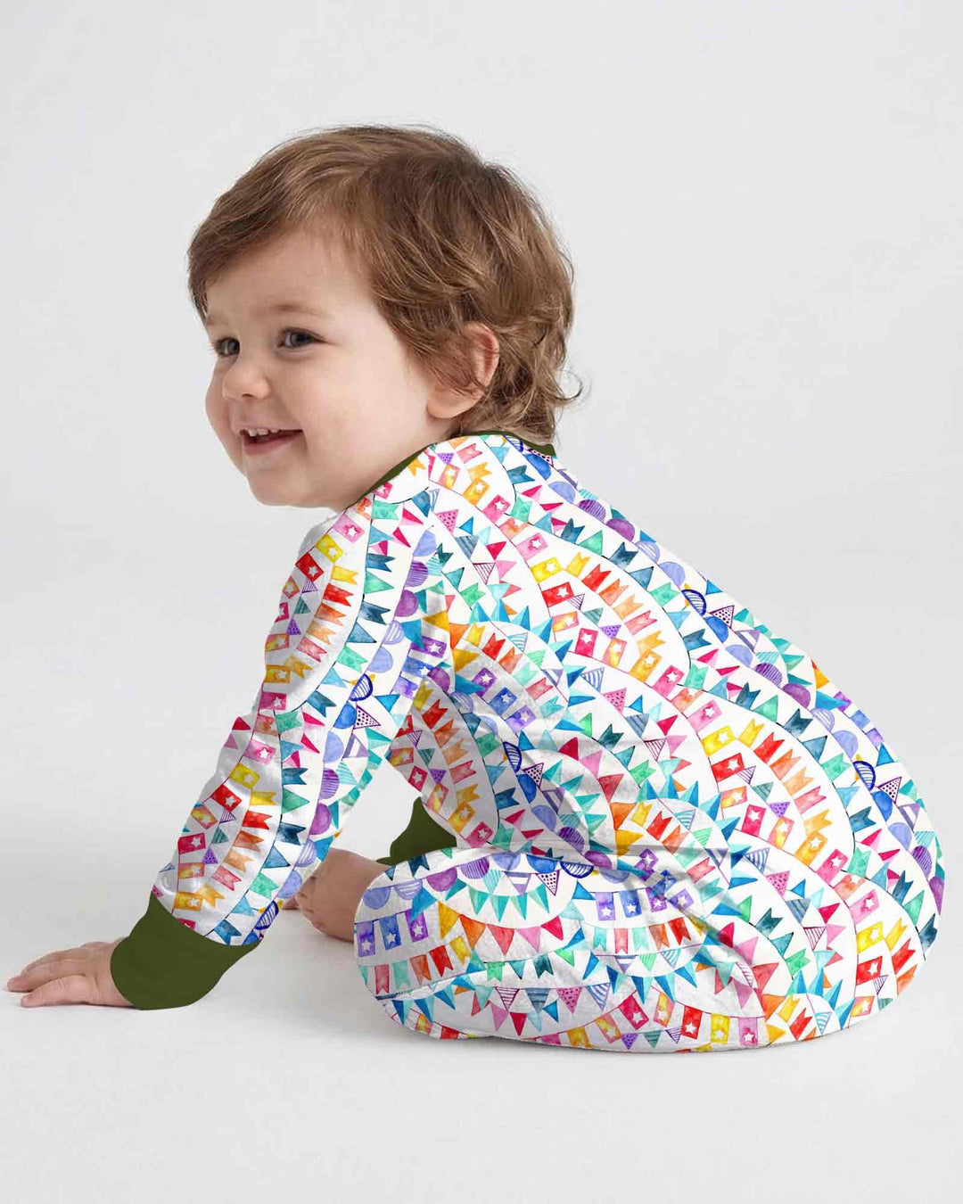 Gerippte Babykleidung mit individuellem Foto - Weich &amp; Skizzenhaft