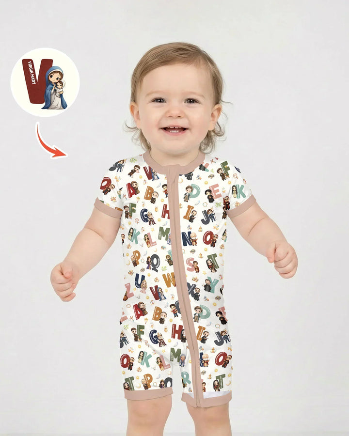 Catholic Saint ABCs Shorty Zippy