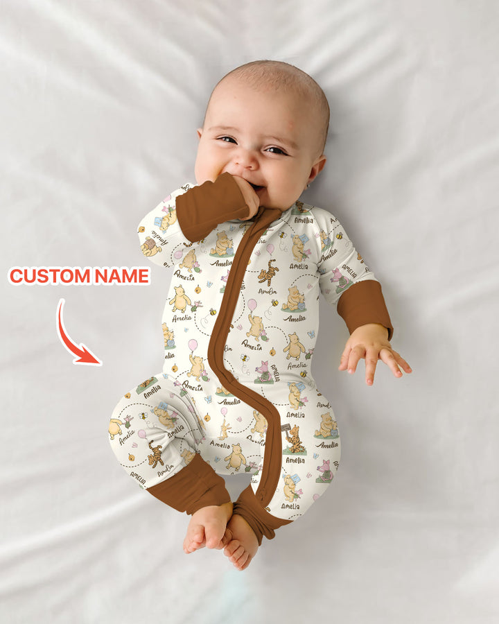 Gerippte Babykleidung mit individuellem Foto - Weich &amp; Skizzenhaft