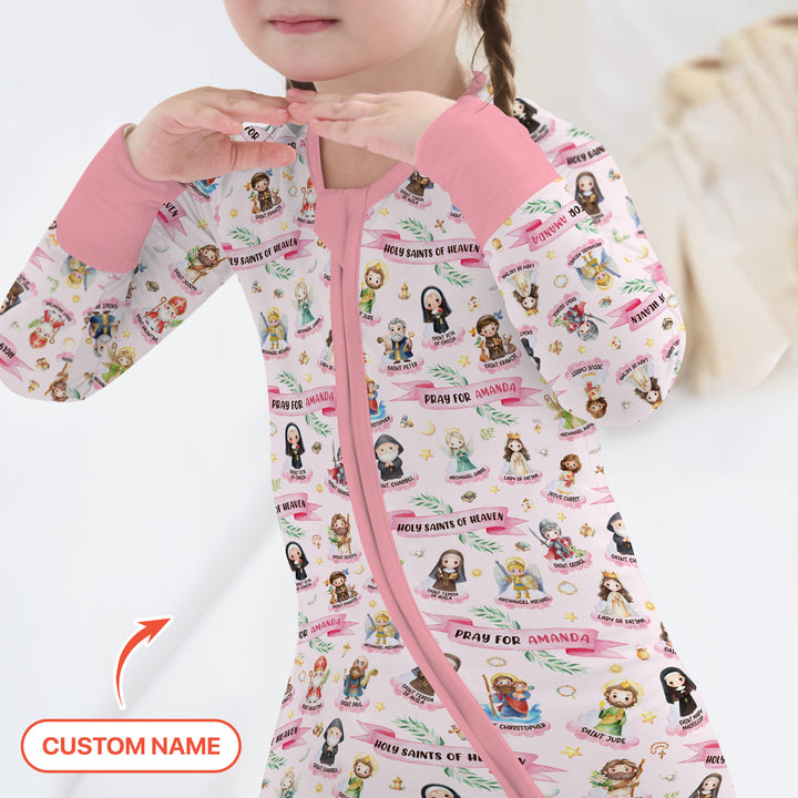 Holy Saints of Heaven Custom Name Convertible Zippy