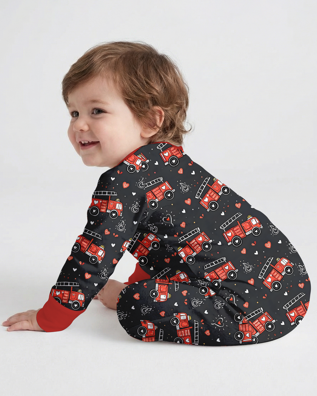 Gerippte Babykleidung mit individuellem Foto - Weich &amp; Skizzenhaft