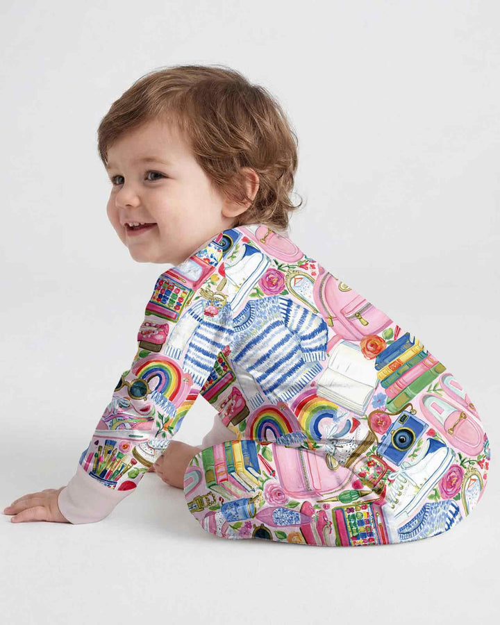 Gerippte Babykleidung mit individuellem Foto - Weich &amp; Skizzenhaft