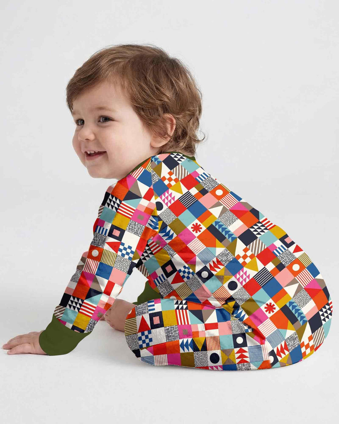 Gerippte Babykleidung mit individuellem Foto - Weich &amp; Skizzenhaft