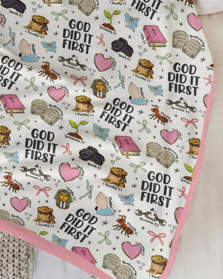 God Did It First Blanket