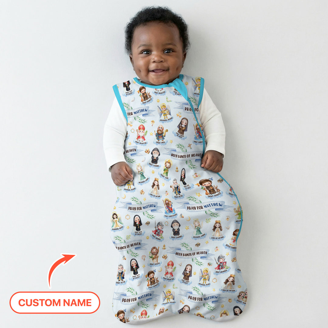 Holy Saints of Heaven Custom Name Sleep Bag