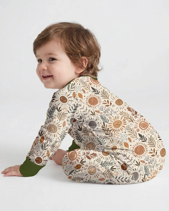 Gerippte Babykleidung mit individuellem Foto - Weich &amp; Skizzenhaft