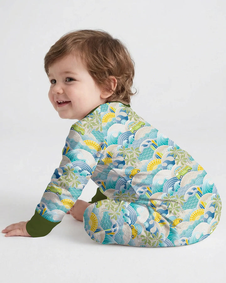 Coastal Road Trip Waves Surf Bamboo Convertible Zippy