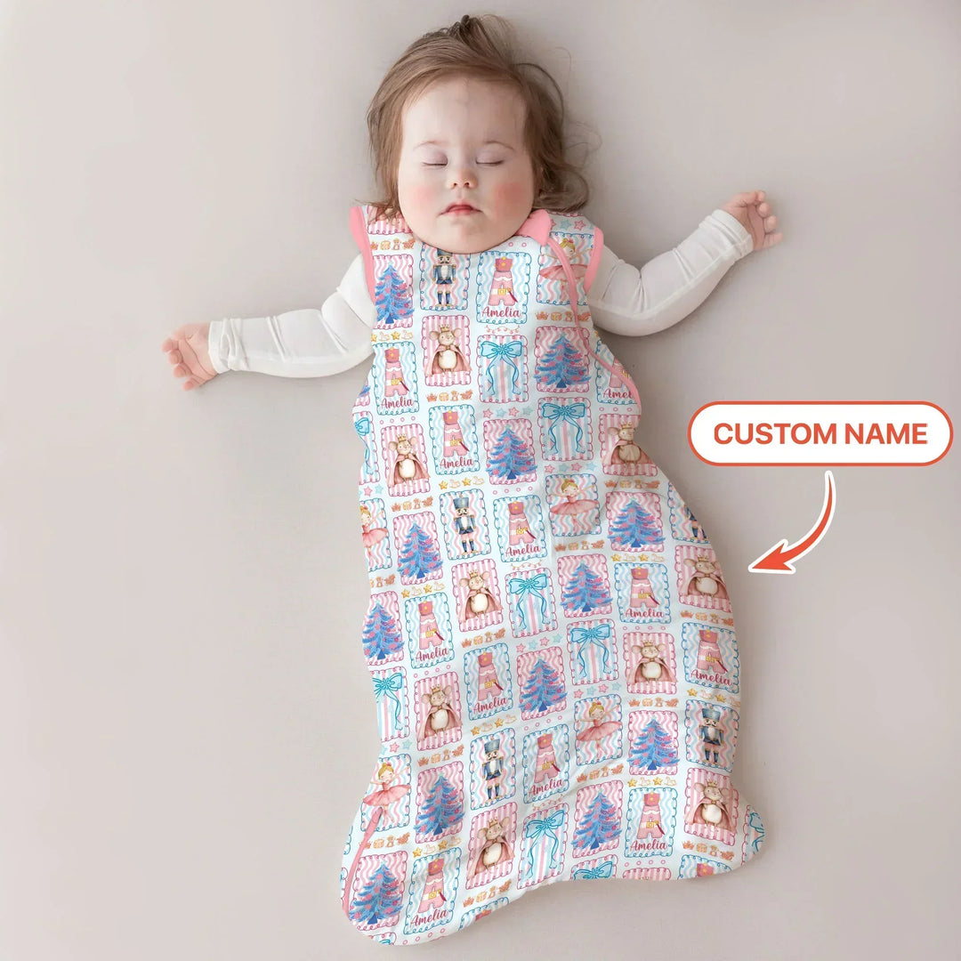 Custom Name Nutcracker Wonderland Sleep Bag
