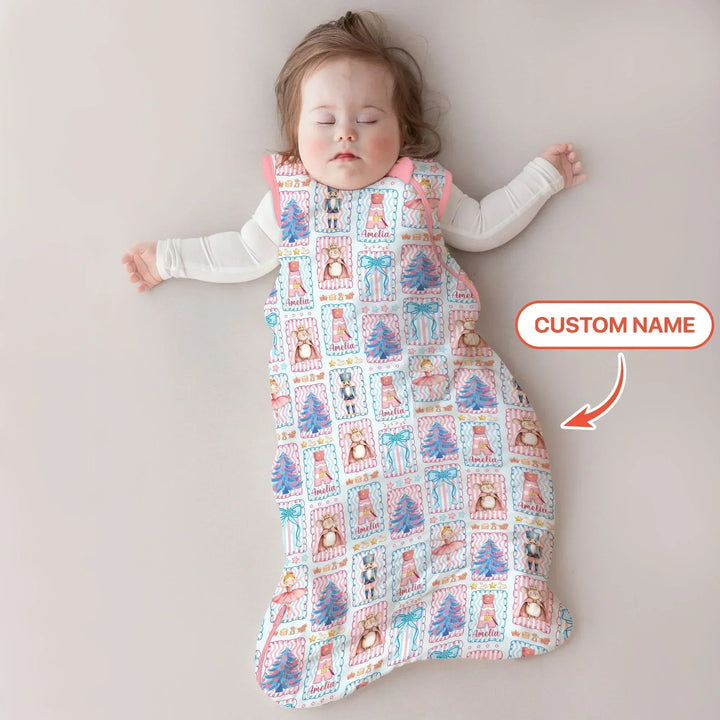Custom Name Nutcracker Wonderland Sleep Bag