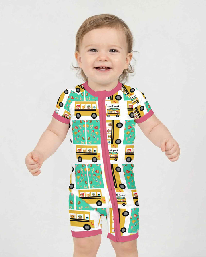 School Bus Adventures Bamboo Shorty Zippy