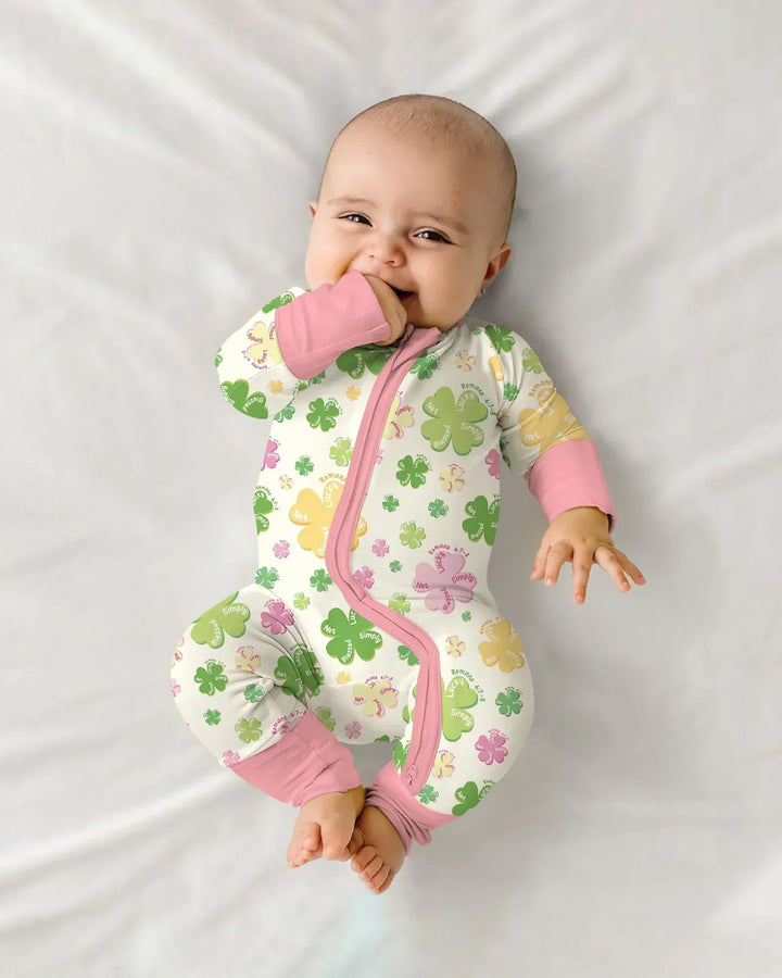 Shamrocks Print St. Patrick's Day Convertible Zippy