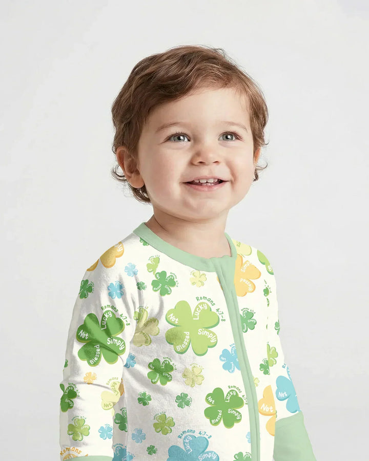 Shamrocks Print St. Patrick's Day Convertible Zippy
