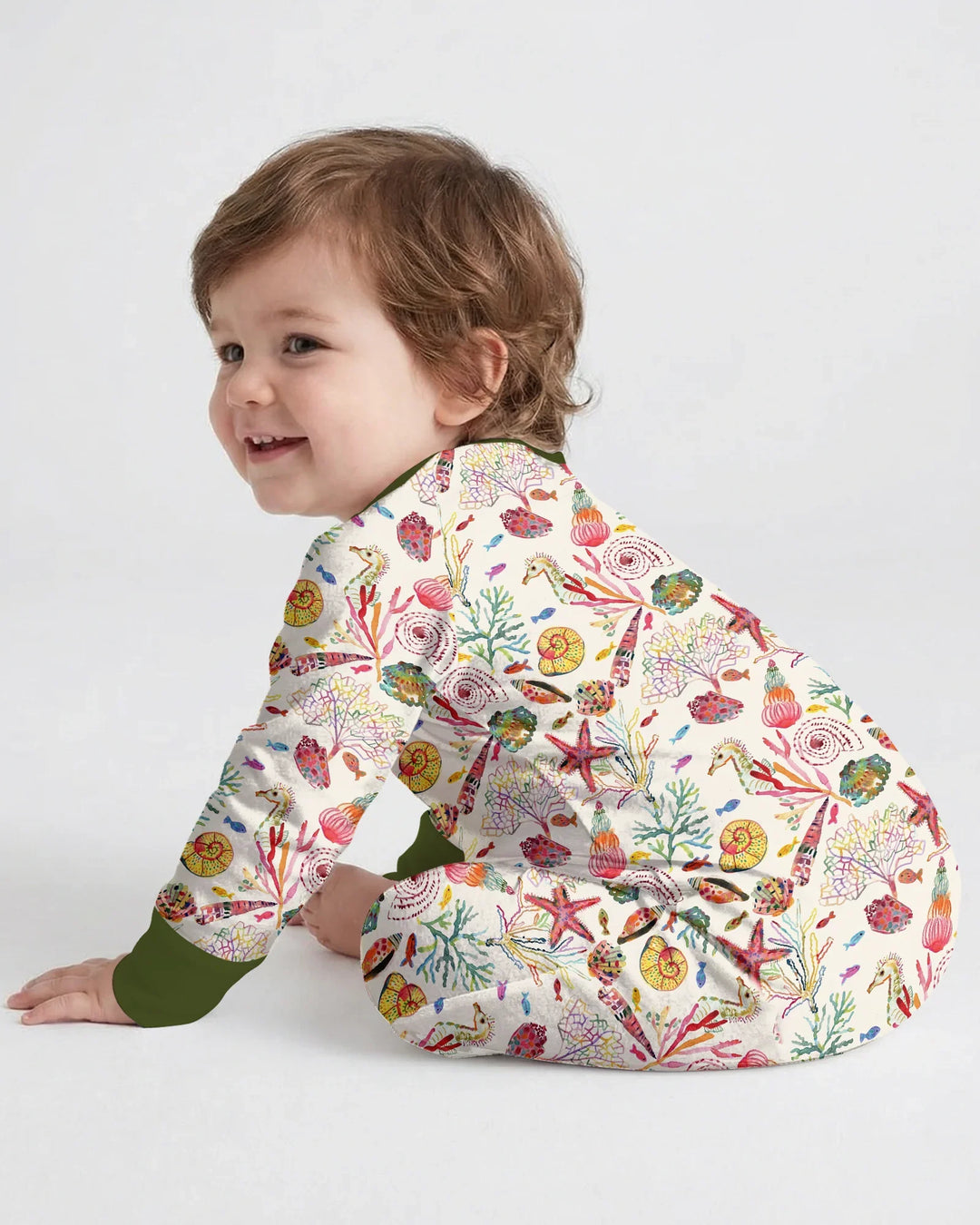 Tropical Reef Whimsy Bamboo Convertible Zippy