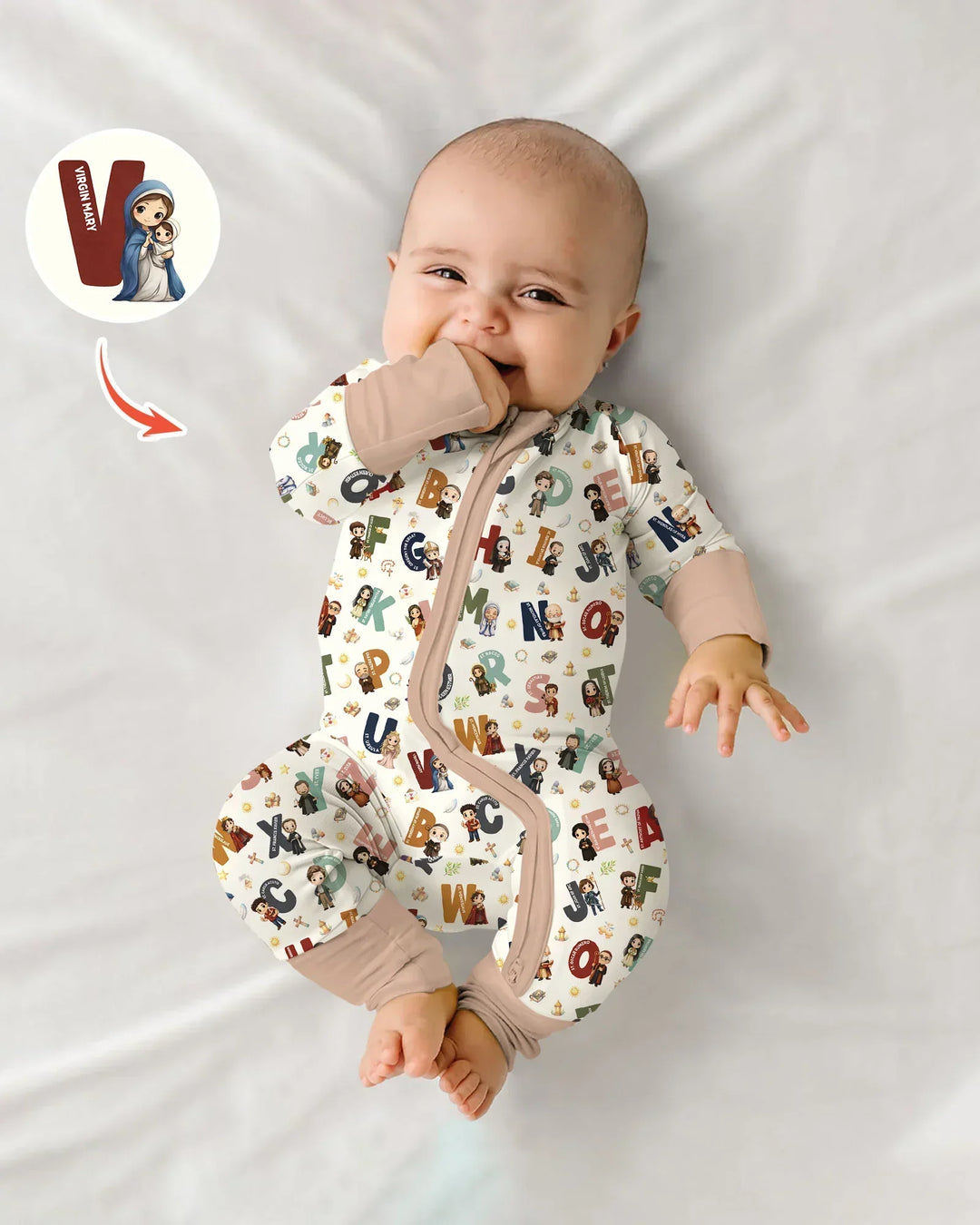 Catholic Saint ABCs Convertible Zippy