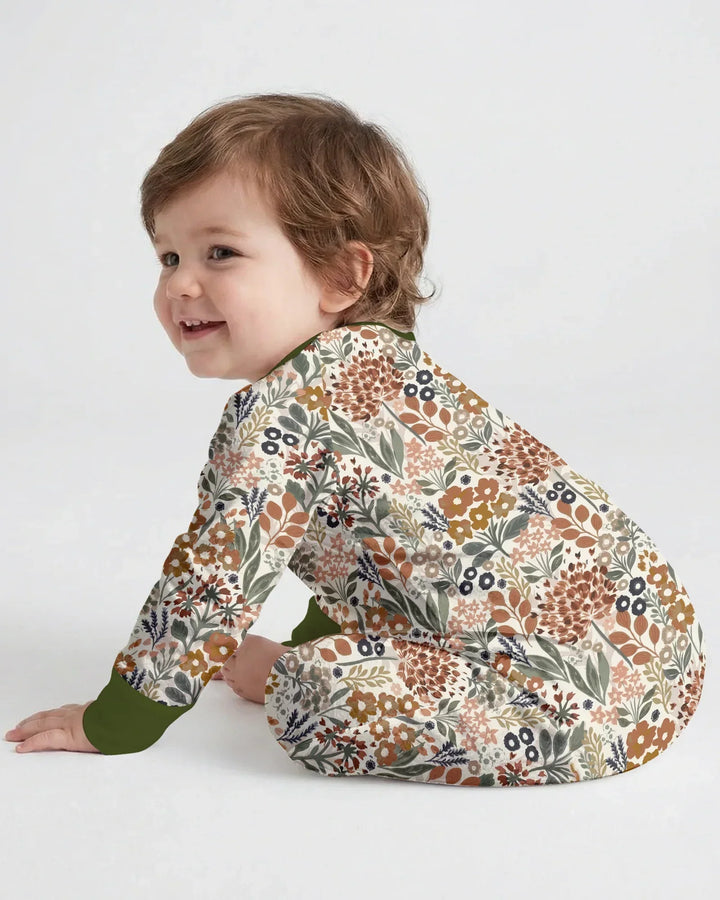 Autumn Meadow Botanicals Saco de Dormir Bamboo Convertible con Cremallera