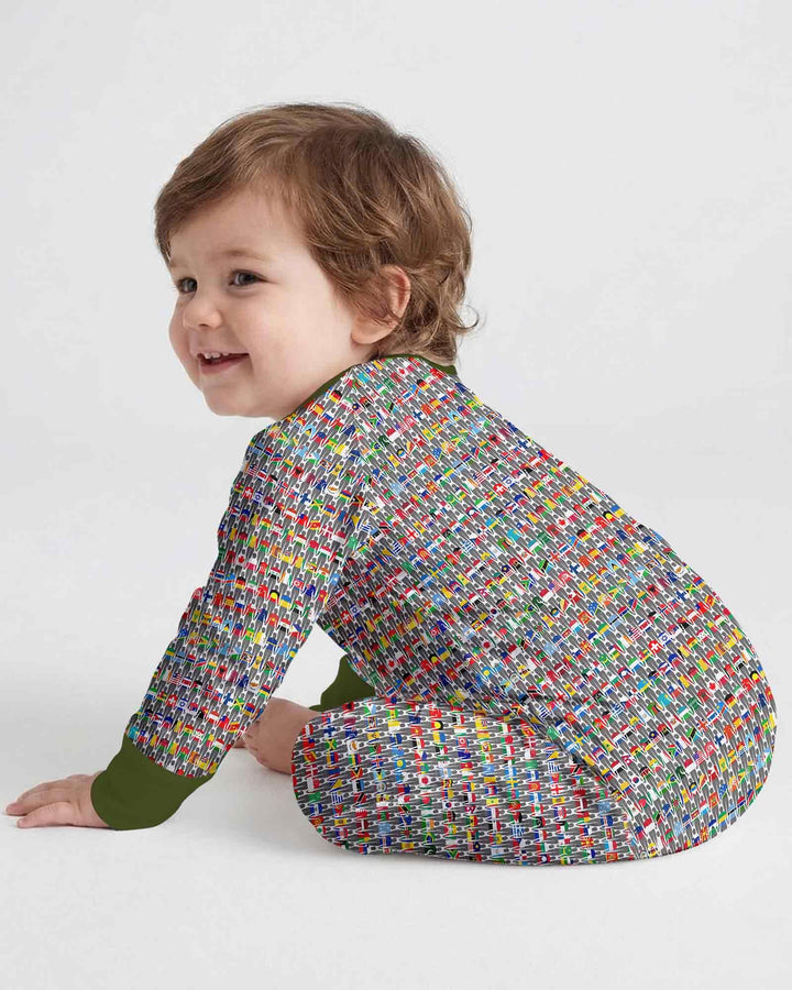 Gerippte Babykleidung mit individuellem Foto - Weich &amp; Skizzenhaft