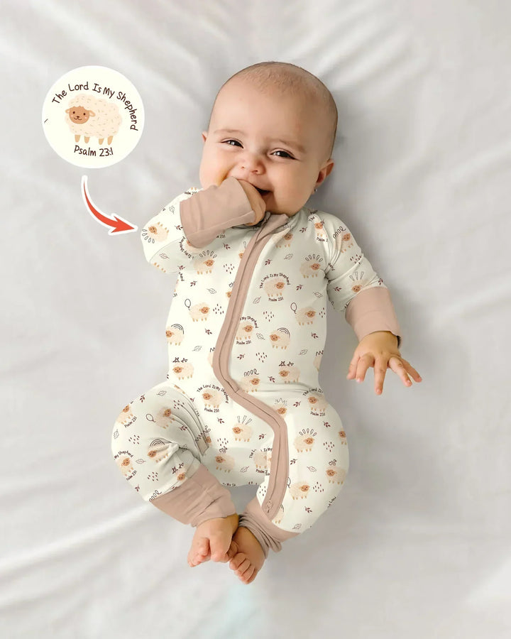 Gerippte Babykleidung mit individuellem Foto - Weich &amp; Skizzenhaft