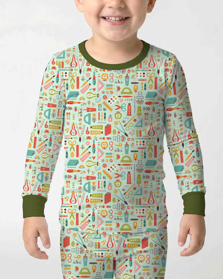 Creative Classroom Bamboo Two Piece Long Sleeve Pajama Set