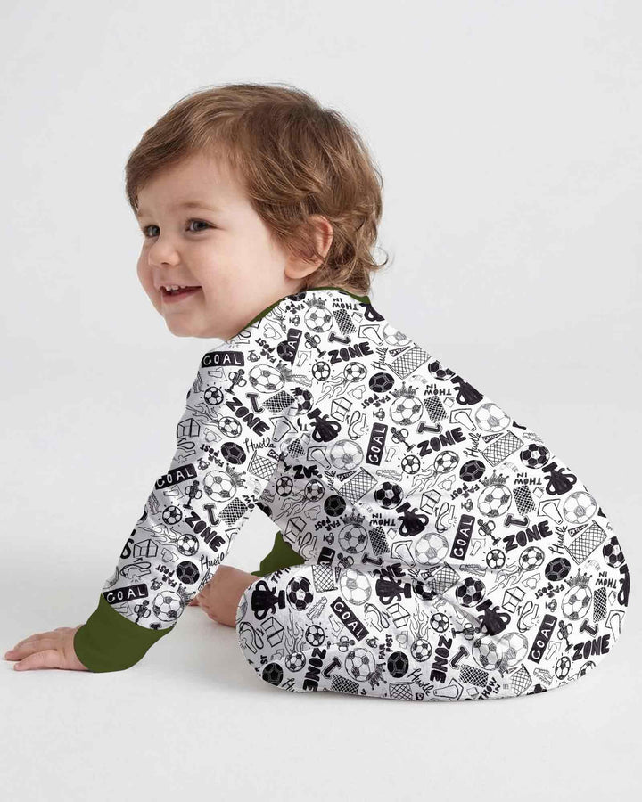 Soccer Doodle Bamboo Convertible Zippy