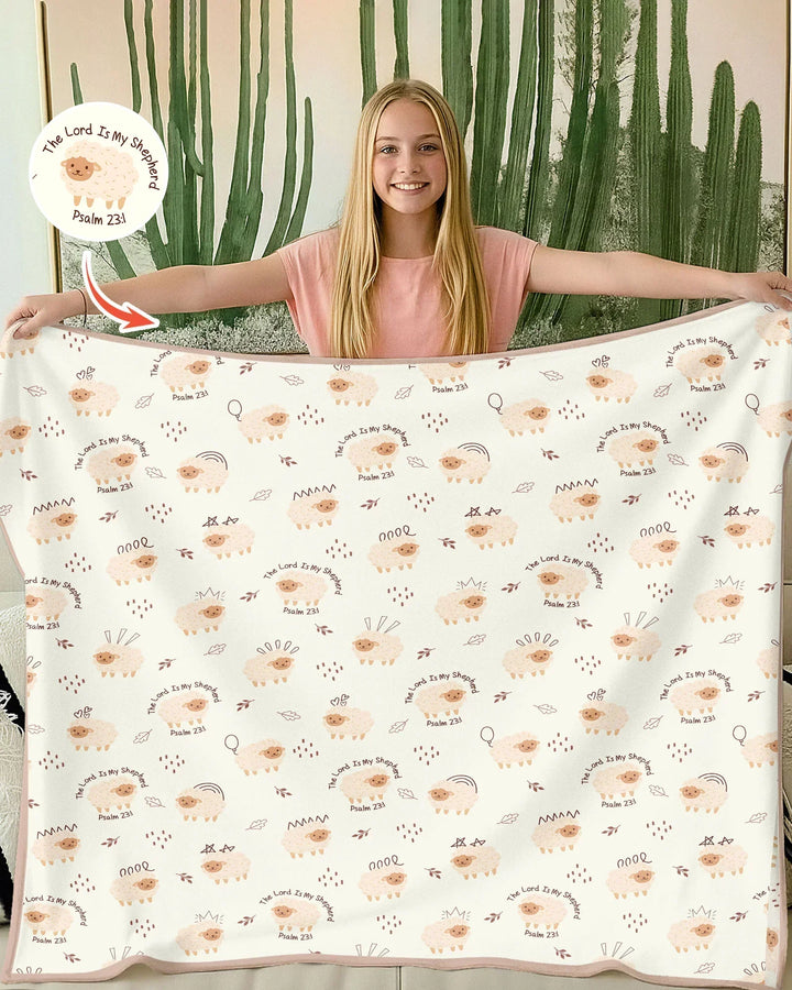 The Lord Is My Shepherd Baby Blanket