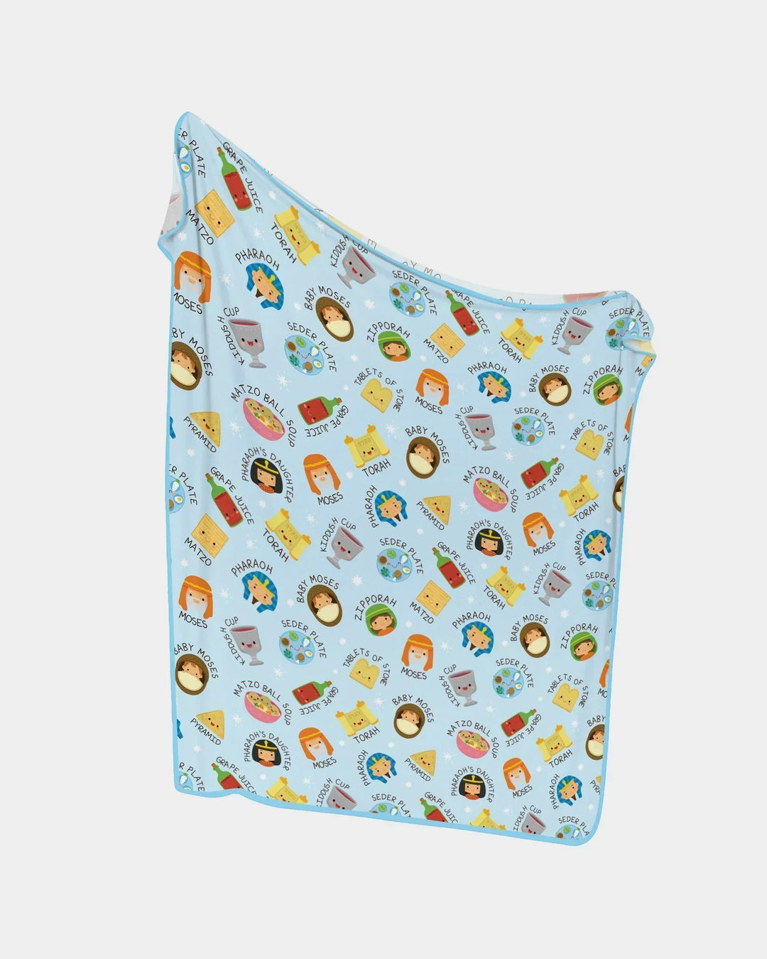 Cute Passover Characters Blanket