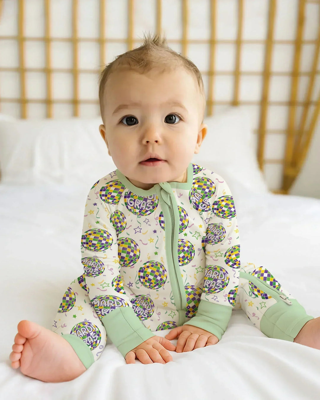 Gerippte Babykleidung mit individuellem Foto - Weich &amp; Skizzenhaft