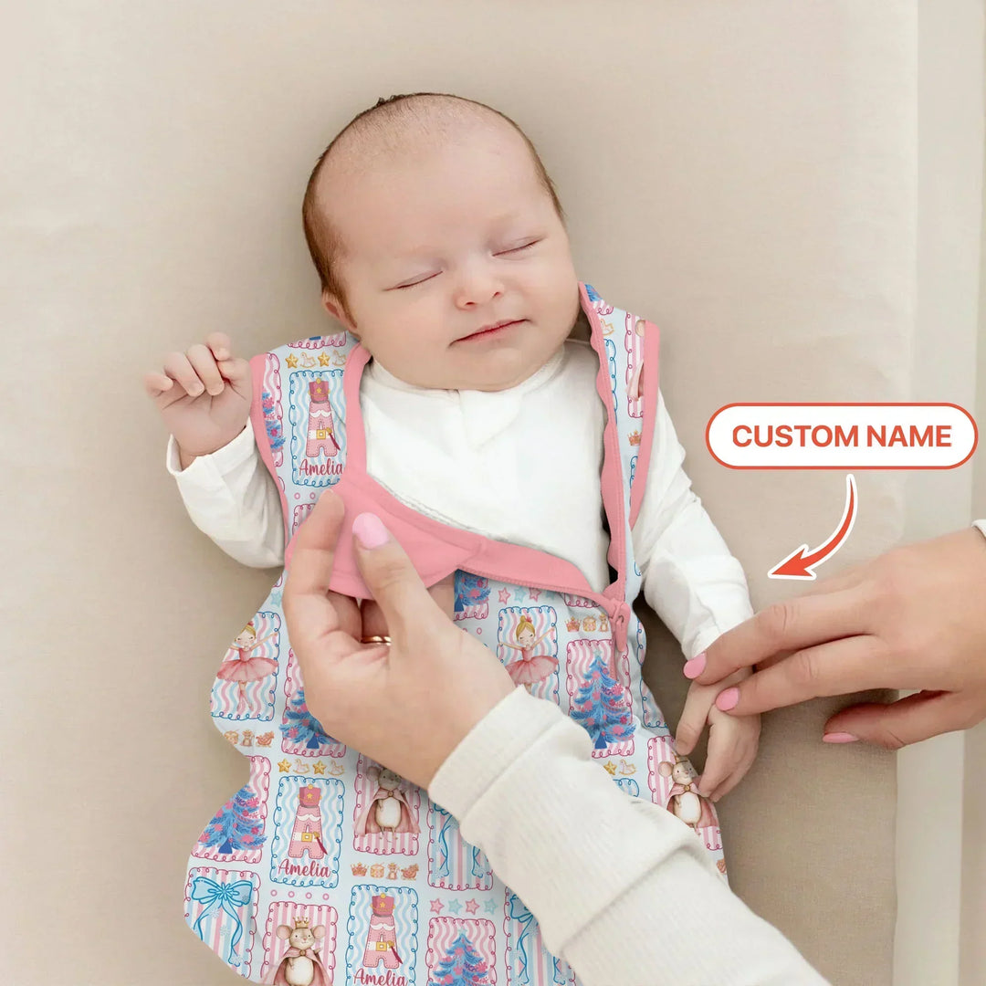 Custom Name Nutcracker Wonderland Sleep Bag