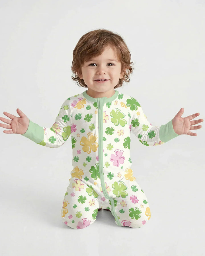 Shamrocks Print St. Patrick's Day Convertible Zippy