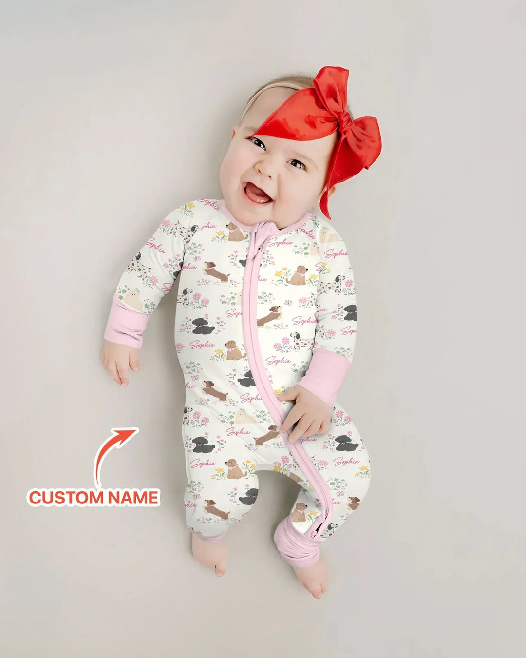 Gerippte Babykleidung mit individuellem Foto - Weich &amp; Skizzenhaft