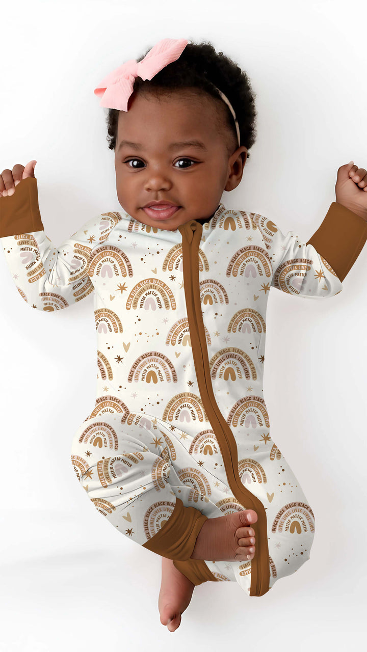 Back Lives Matter Rainbow Convertible Zippy