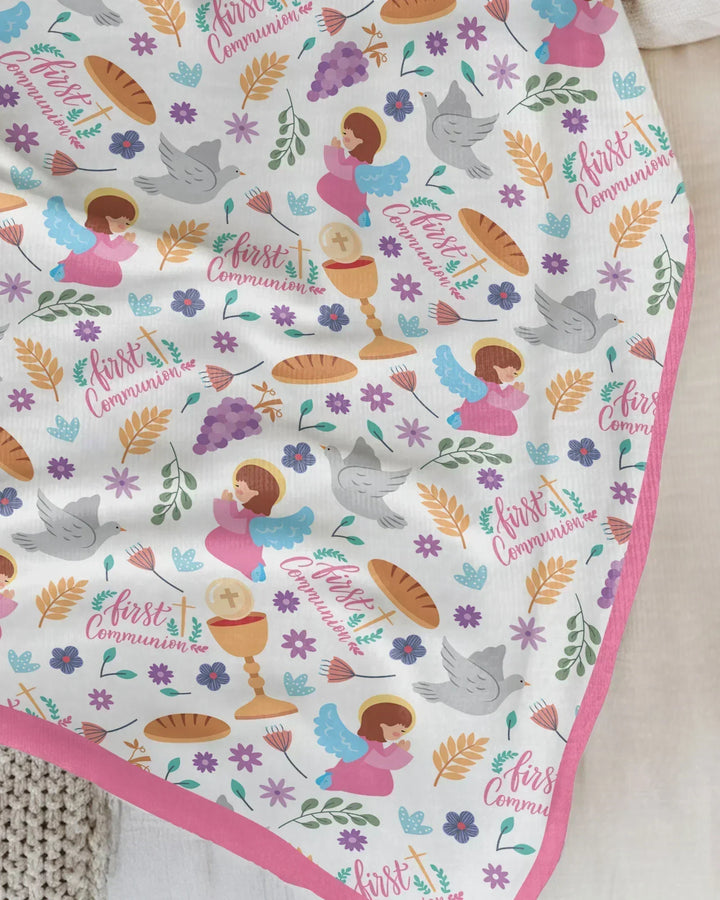First Communion Blanket