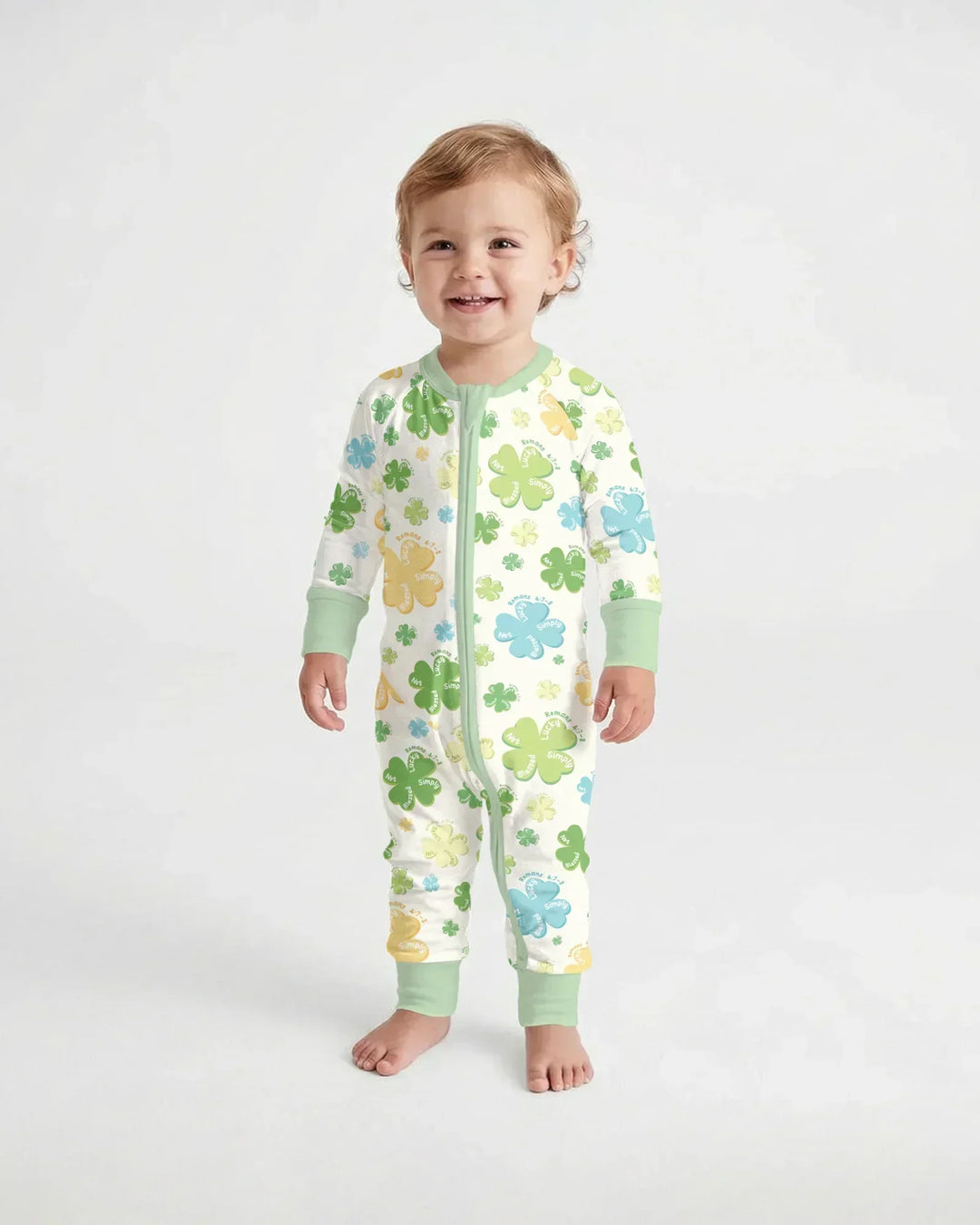 Shamrocks Print St. Patrick's Day Convertible Zippy