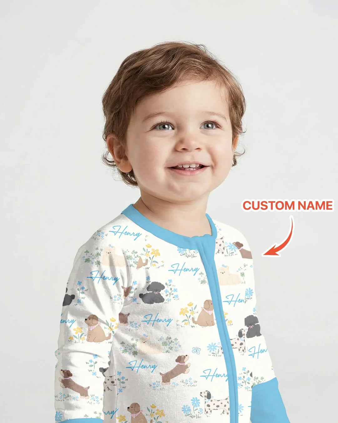 Gerippte Babykleidung mit individuellem Foto - Weich &amp; Skizzenhaft