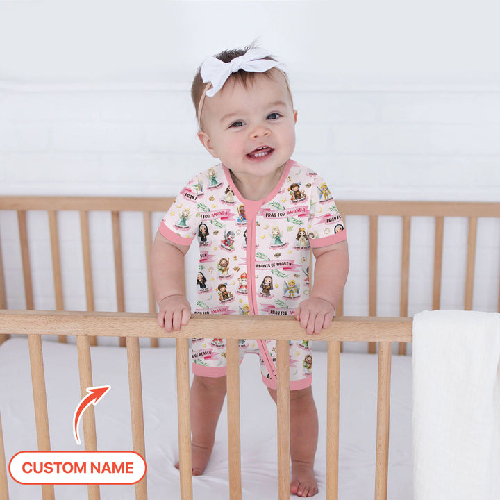 Holy Saints of Heaven Custom Name Shorty Zippy