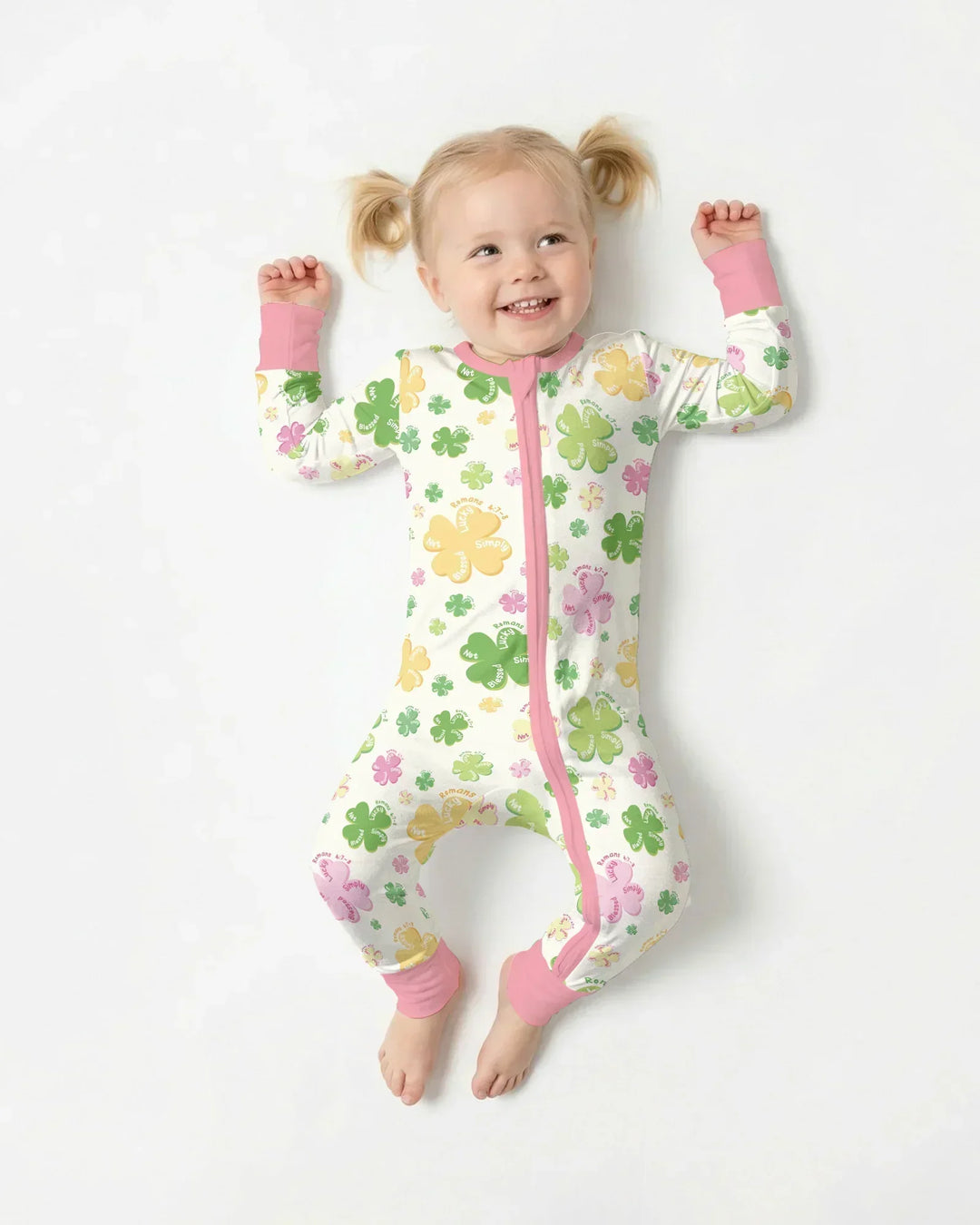 Shamrocks Print St. Patrick's Day Convertible Zippy