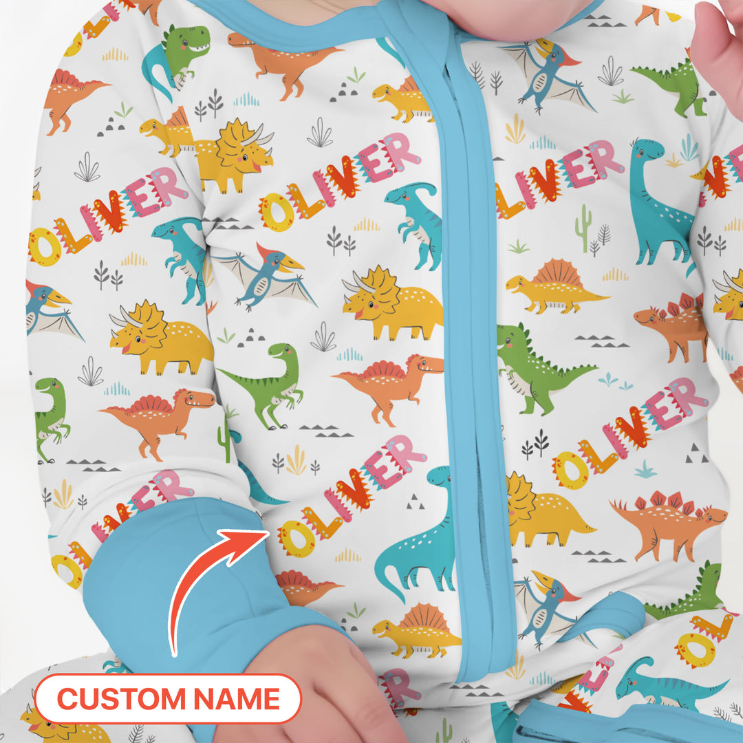 Dino Adventure Custom Name Convertible Zippy